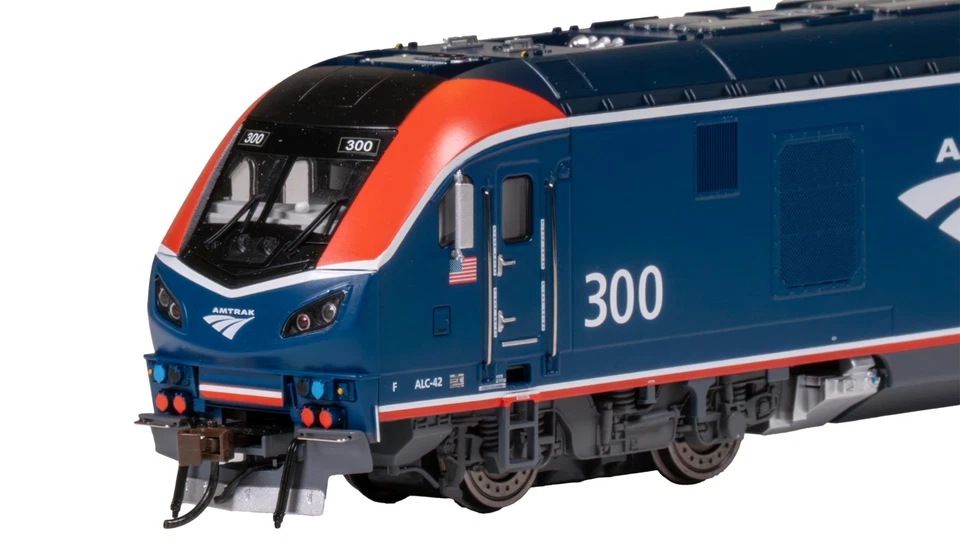 BACHMANN 68301 HO AMTRAK ALC-42 CHARGER DCC WOWSOUND PHASE VI #300 - Image 2 of 4