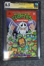 Teenage Mutant Ninja Turtles 1989 CGC 6.5 SIGNED BY BERGER, EASTMAN, LAIRD  SL2