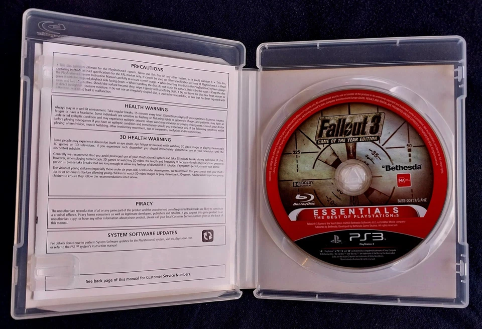 FALLOUT 3 PS3 Video Game, Playstation 3, GOTY Edition, Excellent Disc, Freepost - Image 3 of 4