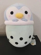 Takashoji Penguin Boba Tea Squishy Plush Stuffed Animal 14"