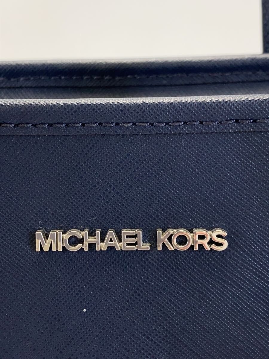 MICHAEL KORS Shoulder Bag Leather NVY CA-1911 thumbnail 5