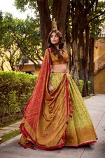 Party Lehenga Wedding Indian Festival Navratri Heavy Bridal ethinc Lengha Choli