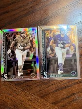 2025 Topps Chrome Update Cal Raleigh #USC45 Sepia Refractor & Base
