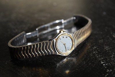 EBEL SPORT CLASSIQUE DAMEN UHR 23MM STAHL/18K GOLD MIT Neuer Batterie