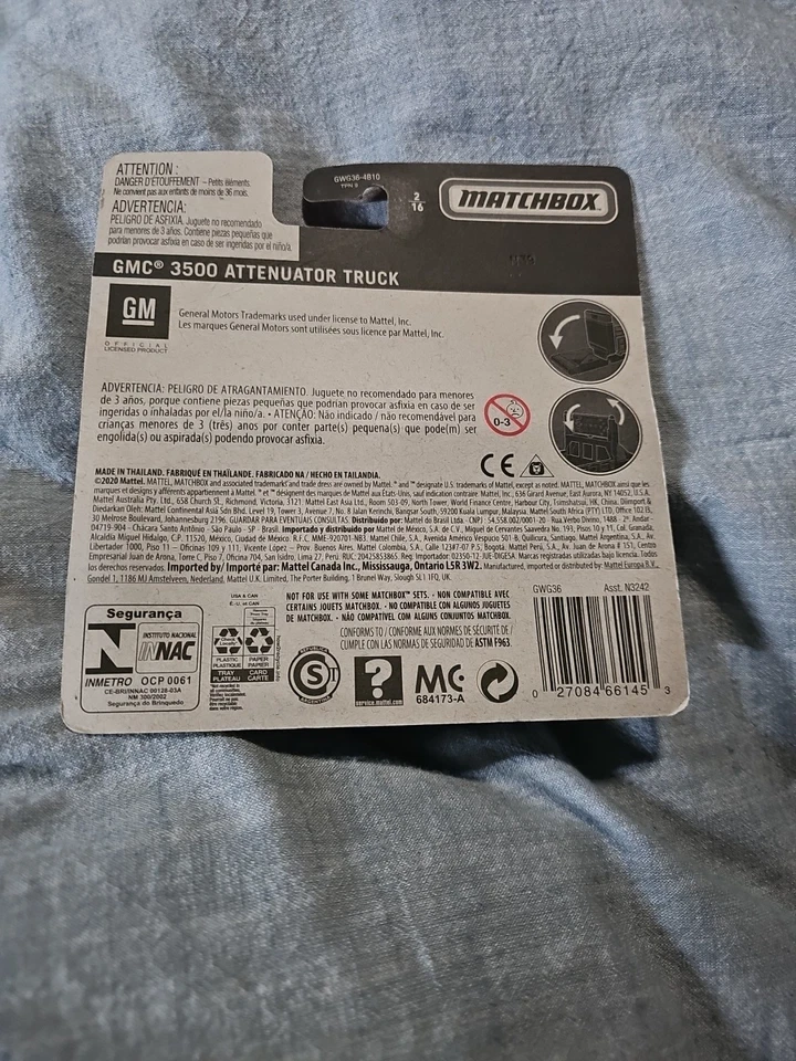 Matchbox working rigs yellow GMC 3500 truck 2/16 2020 - Image 4 of 4