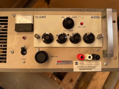 Elgar 501A AC Power Source 500VA 400SD POWERS ON READ DESCRIPTION - Picture 4 of 7