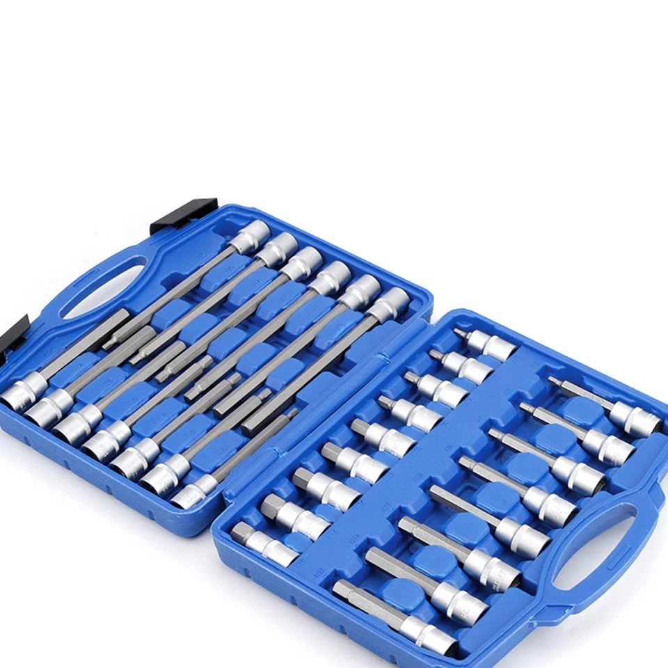 IMBUSSCHLÜSSEL SATZ NUSS 30-TLG IMBUSNUSSEN SATZ 1/2 ZOLL FÜR INBUSSCHRAUBEN DHL - Bild 4 von 4