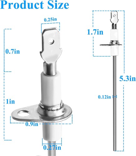 2 PCS Upgraded 52W29 Furnace Flame Sensor Fits G40 Haiti - View #13