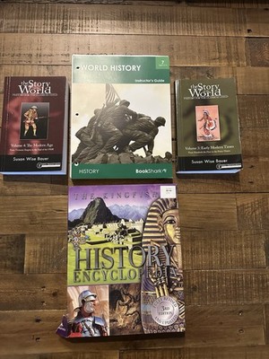 BookShark Level 7 World History Year 2 of 2 IG & History texts - Kingfisher inc