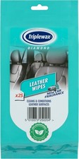 Triplewax Leather Wipes &ndash; Cleans & Conditions Leather Seats & Interiors