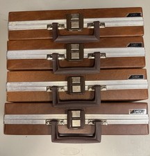 4 Vintage Savoy 30 Cassette Tape Briefcase Travel Case
