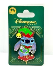 Disneyland Paris Christmas Stitch Pin 2025 Holiday Stitch As An Elf New