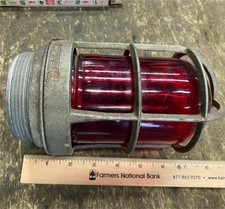 Vtg Appleton Electric 100 Industrial Light Explosion Proof Light Fixture Cage Re