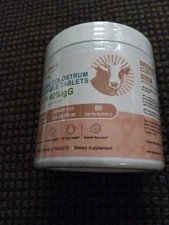 Green People Bovine Colostrum Chewable Tablets 2000mg 120 Count BB4/26