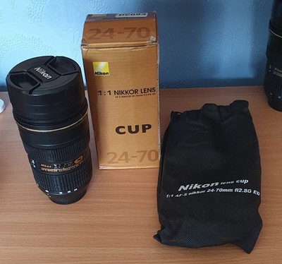 Nikon Objektiv AF-S NIKKOR 24-70mm f2.8 G ED Edelstahlbecher