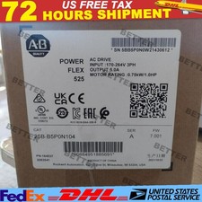 Allen-Bradley 25B-B5P0N104 Powerflex 525 1HP Drive 25BB5P0N104 NEW AND SEALED