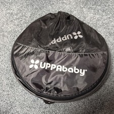 UPPAbaby Cabana Infant Car Seat Sun Shade UV Insect Cover Gray Black