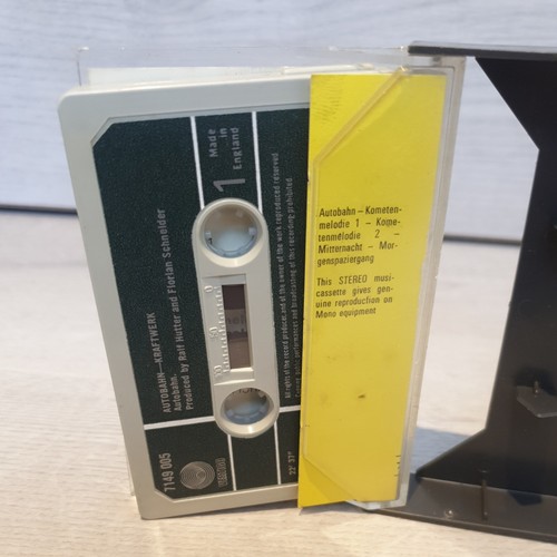 Kraftwerk AUTOBAHN Cassette VERTIGO 7149005 UK Original 1ST 1974 Paper Labels VG - Picture 4 of 8