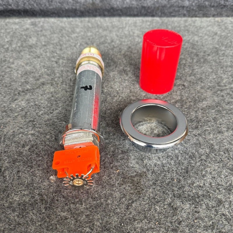 RELIABLE F3QR, Dry Pendent Sprinkler, F1, 200, Chrome 6.5" H905210612*