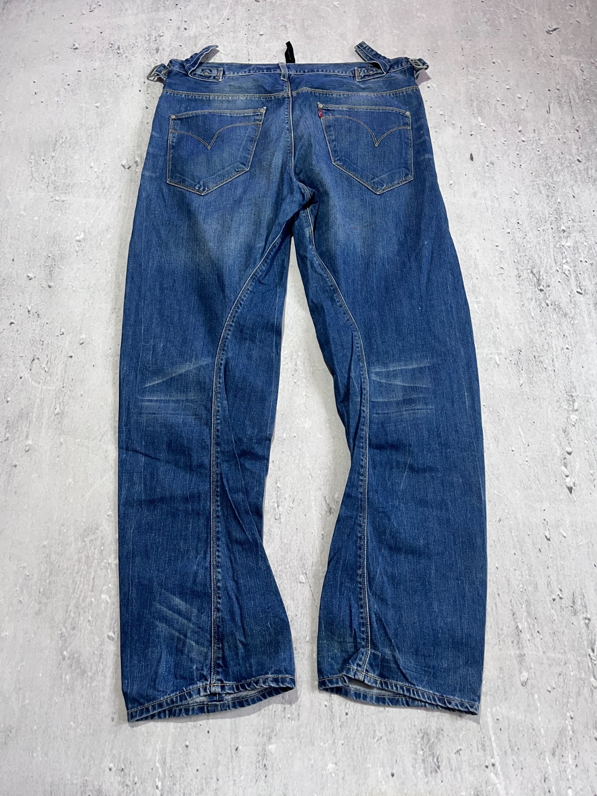 LEVI'S ENGINEERED JEANS 2007 TWISTED LEG VINTAGE Y2K DENIM PANTS SIZE 36X34 thumbnail 2