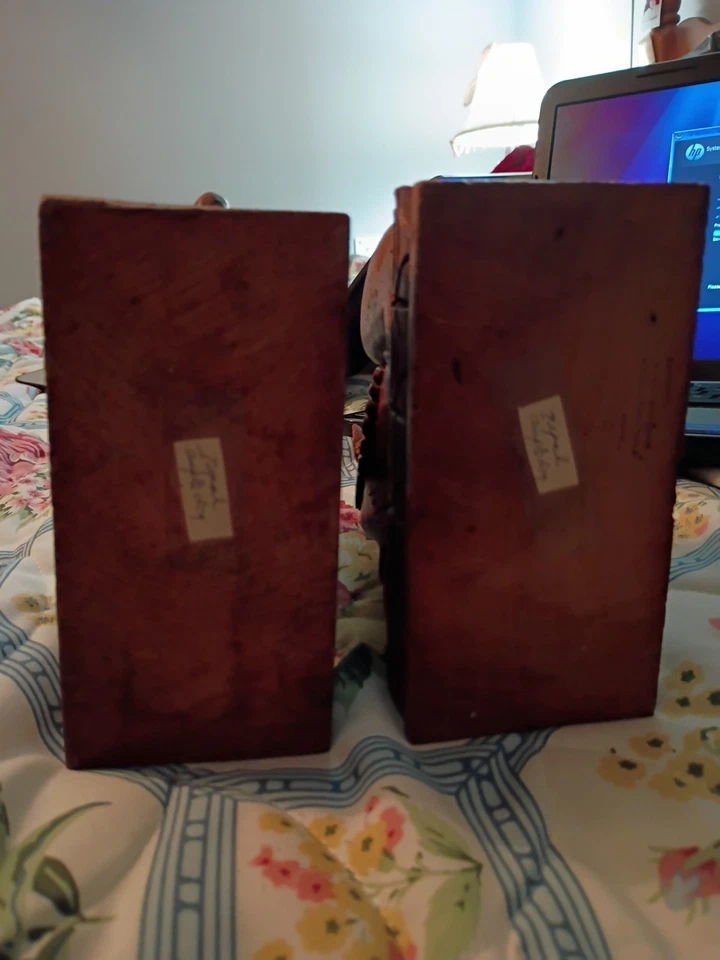 老式10英寸雕刻木制中国Foo狗雕像雕像 — 第 2/3 张图片