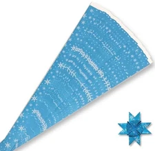 Snowflake Patterned Paper Strips for Weaving Projects. Paper Strips for Morav...