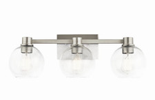 Kichler Harmony 45894NI 3-Light Bath Vanity Lighting Brushed Nickel 24.5in