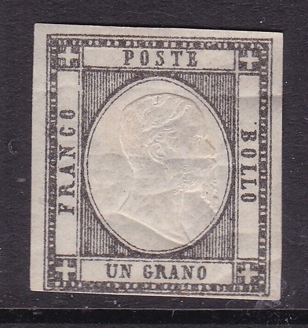 NEAPOLITAN PROVINCES ^^1861  RARER used   IMPERF  CLASSIC@ x xdco3758sic68