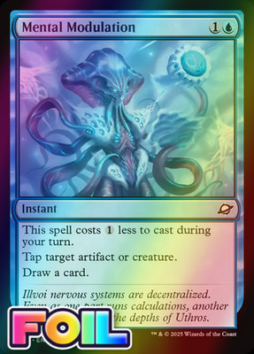 x1 Mental Modulation FOIL EOE Edge of Eternities MTG 67 M/NM 1x