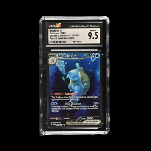 Pokemon Slab Blastoise 200 2023 CGC 9.5 Mint+