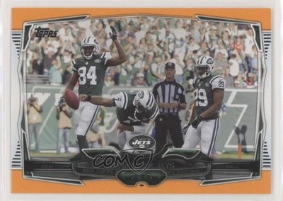 2014 Topps Factory Set Orange 49/96 New York Jets Team #236 wd9