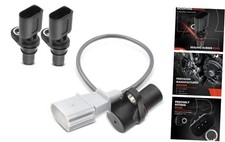 3-PC Engine Camshaft Crankshaft Position Sensor Compatible with Volkswagen