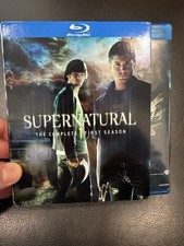 Supernatural: Complete First Season 1 Blu-ray w Slipcase  Booklet MINT discs