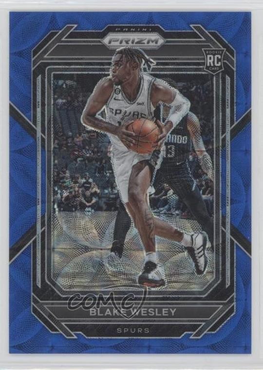 2022-23 Panini Prizm Choice Blue Prizm /49 Blake Wesley #264 14t3
