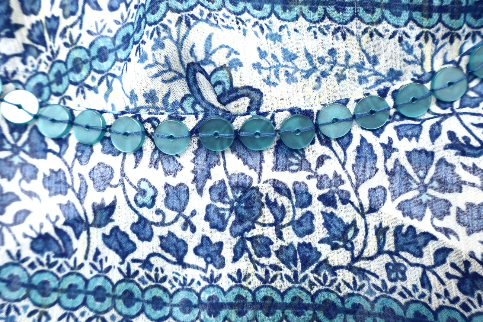 RUBY RD Women's Sheer Polyester Poncho Blouse 3/4… - image 8