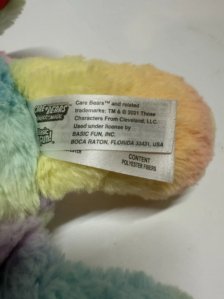 Juguete de peluche pastel multicolor Care Bears Togetherness Bear peluche arco iris Foto 4 de 4