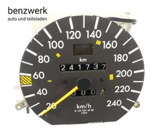 Mercedes W124 Tacho Kombiinstrument 240 km/h ASD K=870 1245424068✔️
