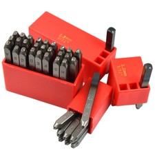 36pcs Heavy Duty Steel Stamp Hand Stamping Uppercase Letter and Number