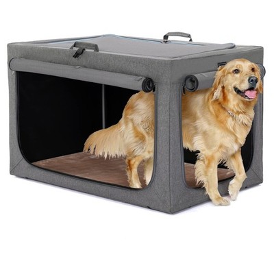 Hundebox faltbar großauto Reisenzimmer mit Mesh Fenster Bettmatte