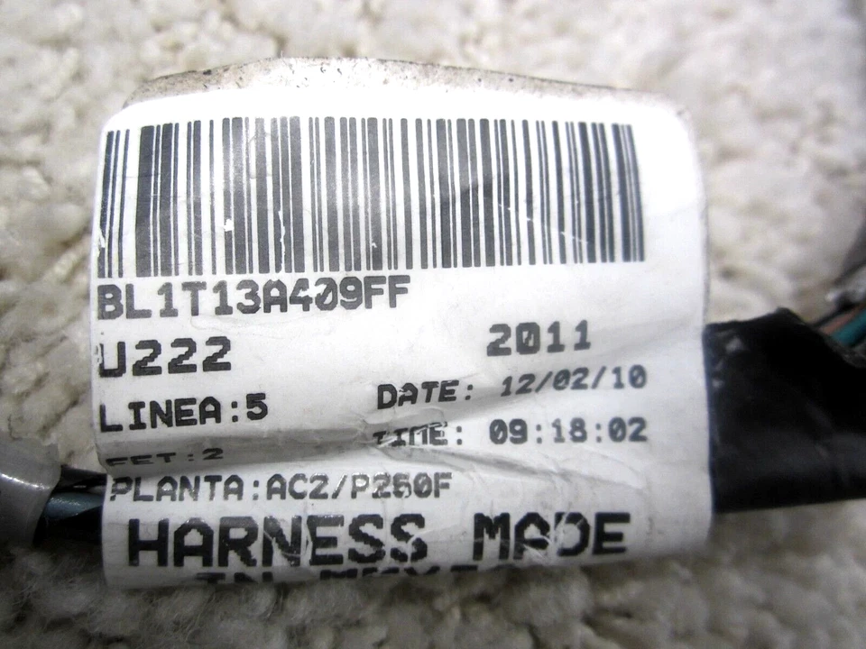 Ford Expedition 2007-2012 OEM carrocería trasera cableado telar BL1T-13A409-FF #3C-9 Foto 4 de 4