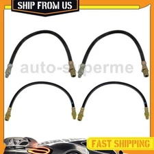 Front Rear Kit Brake Hose Line 4x For Dodge D200 Pickup 6.3L 1968
