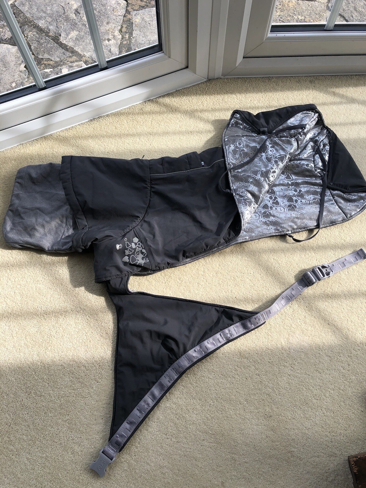 Hurtta Dog Coat Extreme Warmer Reflective Black Size 60cm eBay