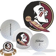 NCAA Florida State Seminoles   Golf Balls 12 pack   Titleist ProV1   Refinished