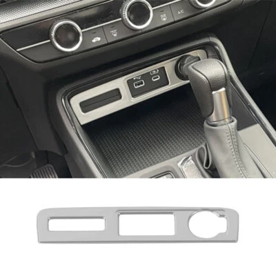 Silver Inner Cigarette Lighter USB Panel Cover Trim For Honda CR-V CRV 2023  2024
