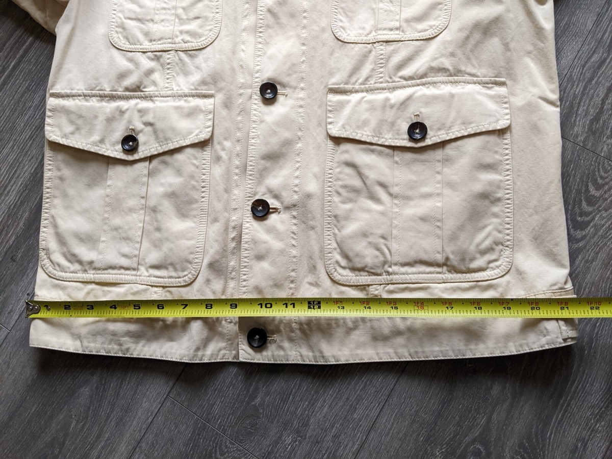LAB Pal Zileri Button Down Field Safari Jacket Made In Italy | eBay