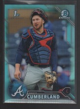 BRETT CUMBERLAND 2016 BOWMAN CHROME DRAFT SKY BLUE REFRACTOR #BDC-26