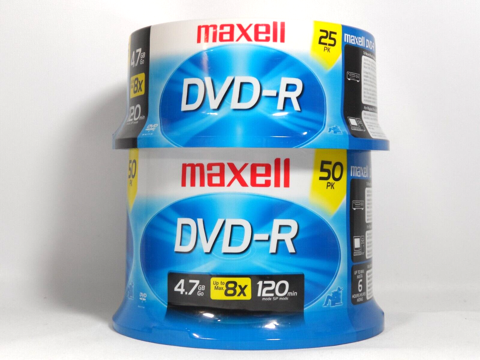 Maxell DVD-R 8X  75 discs (1 Packs Of 50, 1 Pack Of 25)