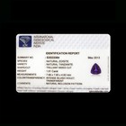 1.81 Ct IGI Certified Natural D Block Tanzanite Trillion Cut A+ Bluish Violet — photo 2