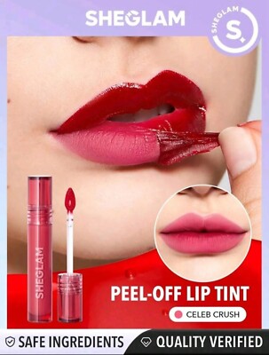 Sheglam Peel Talk Lippenfarbe - Celeb Crush Langanhaltende Wasserdichte Flüssigkeit...