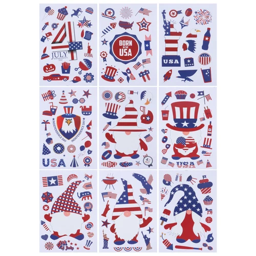  Independence Day Wall Sticker Child Window Clings Stickers Electrostatic